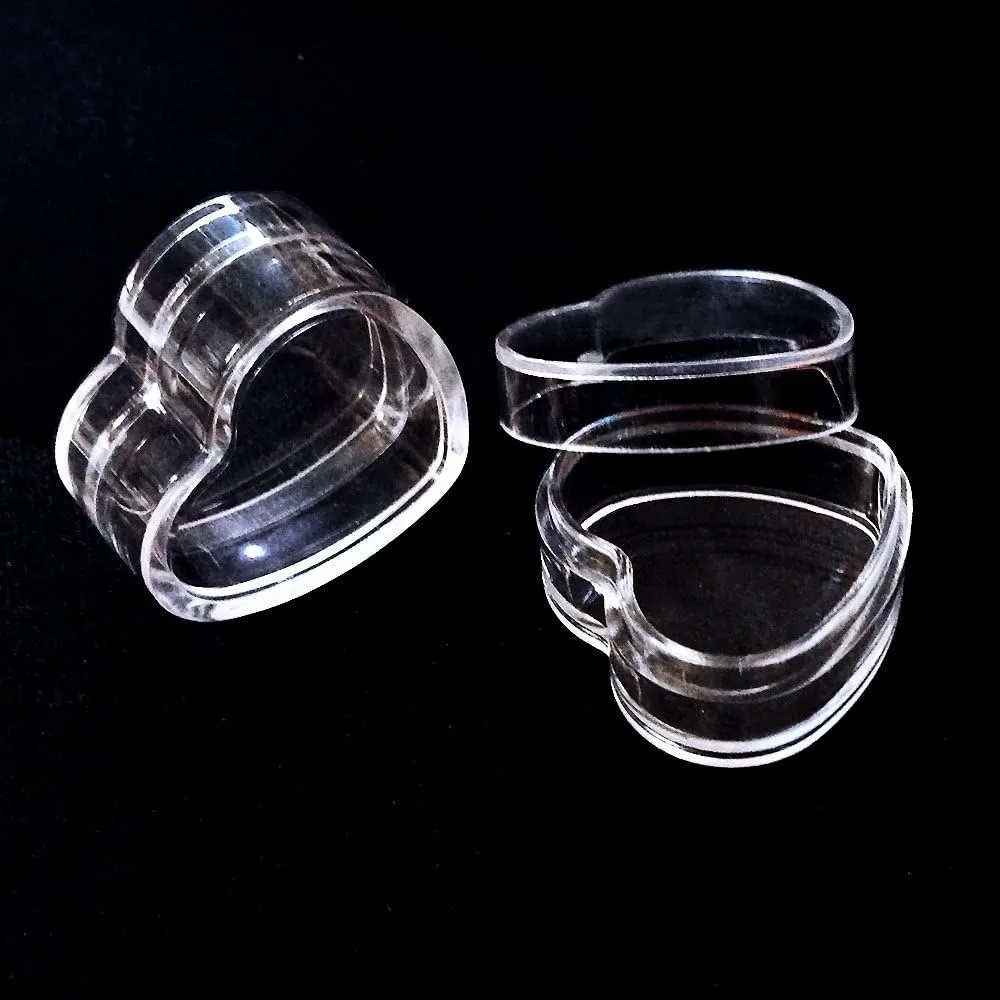 100Pcs 4ml Empty Plastic Cosmetic New Clear Refillable Plastic Heart Shape Pot Jars Bottles Make up Cosmetic Containers with Lids for Face Cream Lotion Eye Shadow Lip Balm