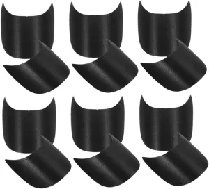 12pcs Sun Visor Hats Replacement Brim 18 * 9.5cm2mm UV-Proof Hat Accessory for Cycling Motorcycle Golf Hat Visor