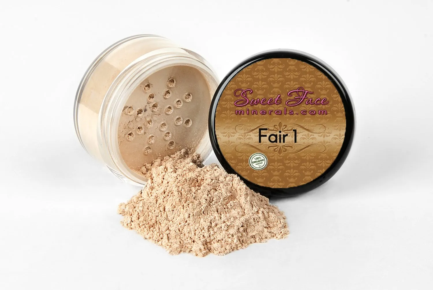15 pc STARTER KIT w/BRUSHES & CASE (FAIR 1) Mineral Makeup Foundation Blush Bronzer Illuminating Veil Set Bare Skin Matte Powder