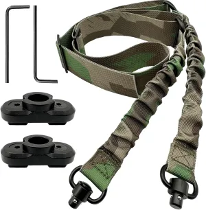 2 Point Sling Strap with QD Swivels, 1.5 inch Webbing Two Point QD Sling with Hardware Buckle
