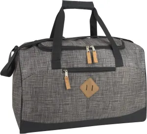 20 Inch Duffle Bag for Men, Women, Teens; 40 Liter Duffel Bag for Travel, Gym, & Overnight, Carry-On Shoulder Duffel Tote Bag (Grey)
