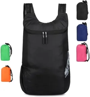 20L Water Resistant Hiking Daypack Lightweight Packable Backpack for Travel Camping Outdoor (ROSE RED)
