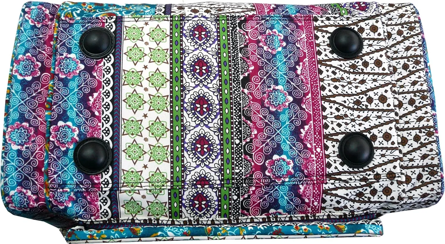 22-inch Travel Duffle Bag | Multiple Designs to Choose From | Perfect Travel Size Duffel Bag by Unique Traveler (Patch Work Multicolor Bohomenian)