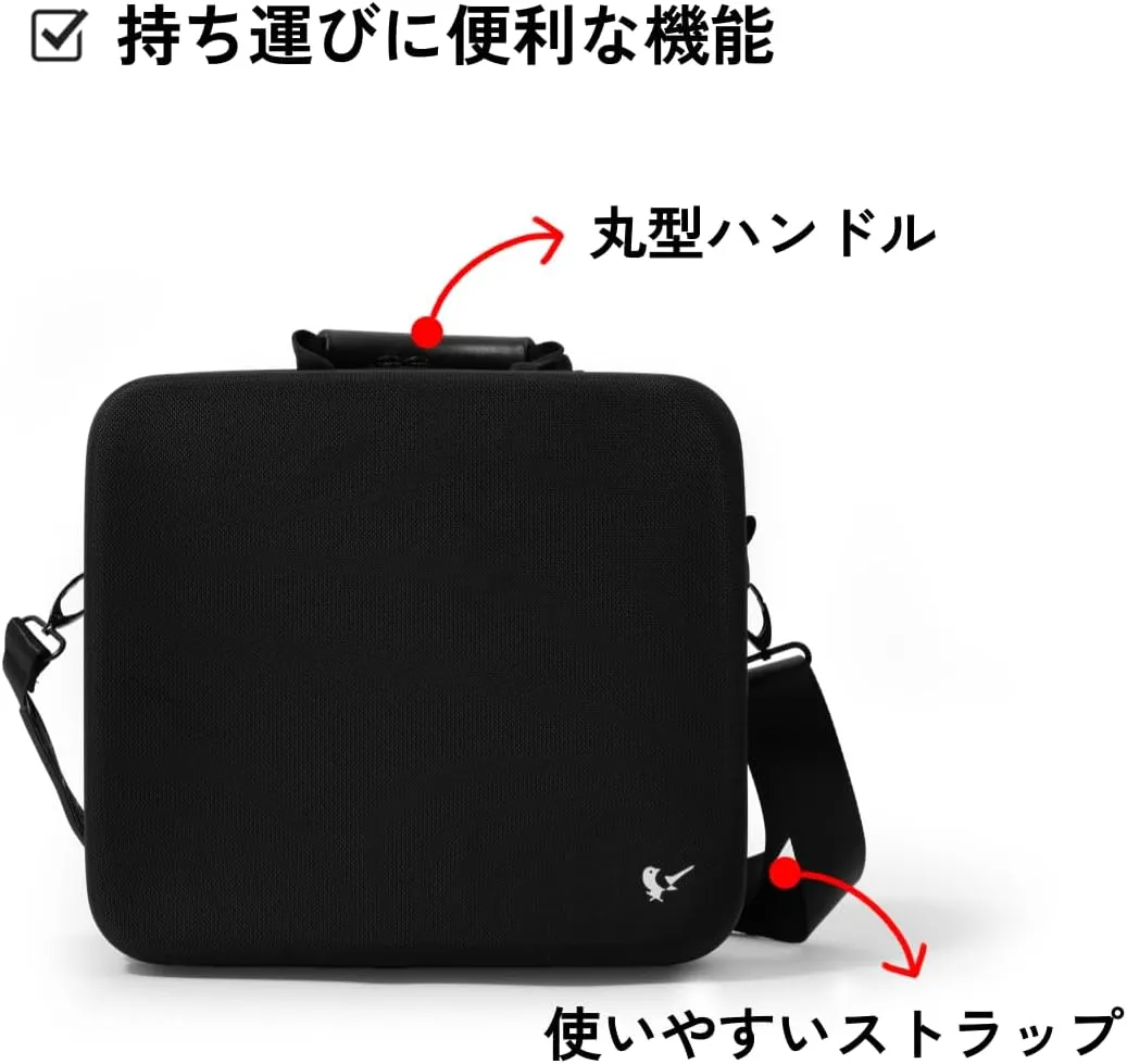 2pcs Wine Glass Carrying Case Holder Carrier – Durable Travel Case with EVA Foam Inserts, Fits Zalto, Spiegelau, Gabriel Gold Series (Glasses Not Included)