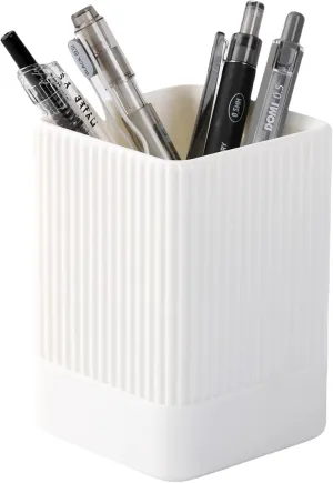 3 Pack Pencil Pen Holder Cup, Makeup Brush Holder, Desk Acrylic Brushes Storage