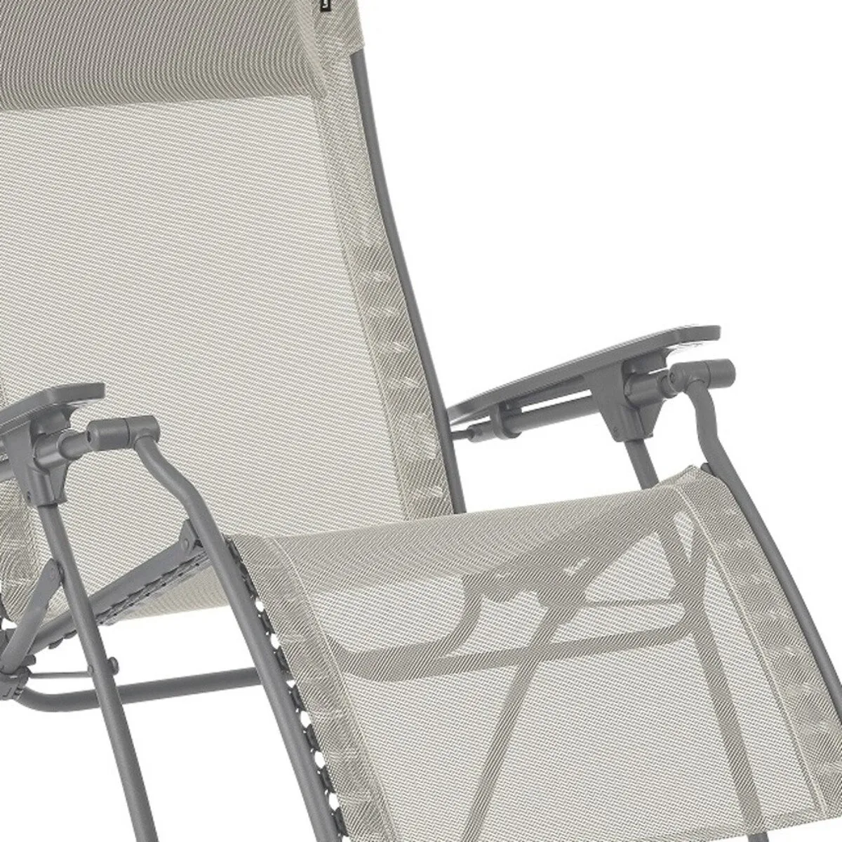 30 Inch Steel Outdoor Zero Gravity Chair with Cushion Sling Seat - 29.9” x 35.4” x 49.2”