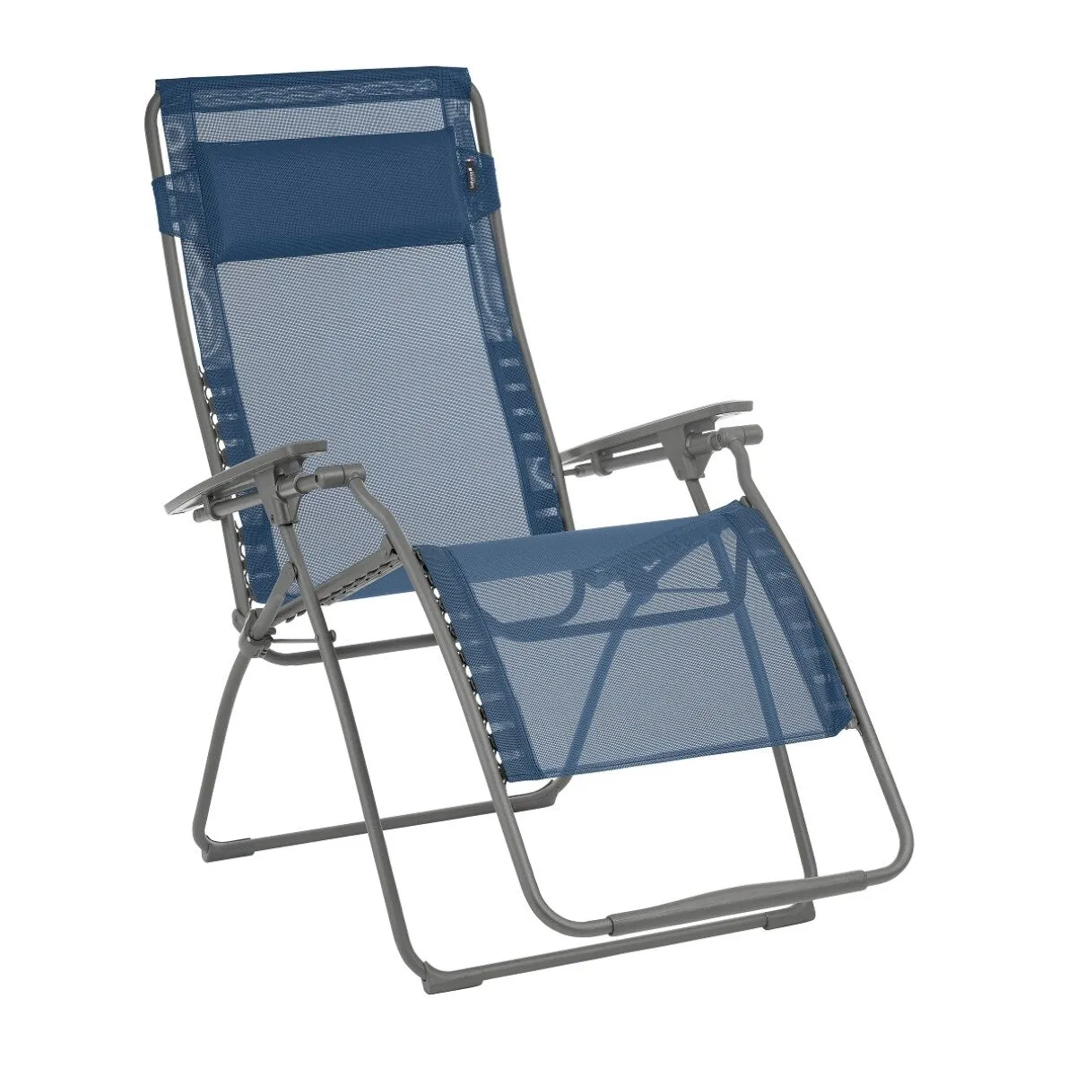 30 Inch Steel Outdoor Zero Gravity Chair with Cushion Sling Seat - 29.9” x 35.4” x 49.2”