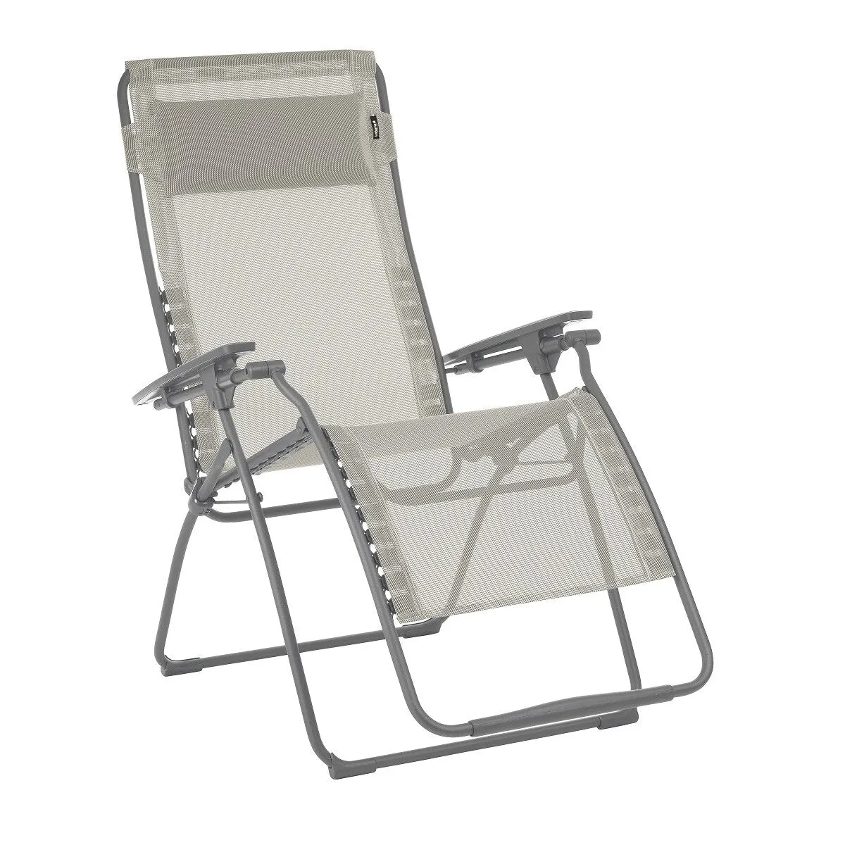 30 Inch Steel Outdoor Zero Gravity Chair with Cushion Sling Seat - 29.9” x 35.4” x 49.2”