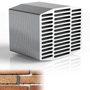 30Pcs Weep Hole Covers for Brick Walls, Stainless Steel Weep Hole Covers Mesh Screens, Brick Hole Filler Cover Wall Holes, Insert Wall Hole Cover for Isolating Reptiles or Other Tiny Insects