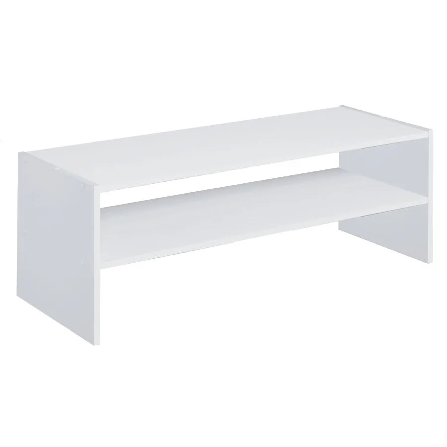 31" White Horizontal Closet Organizer