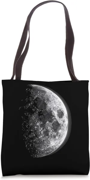 3D Moon Render Tote Bag