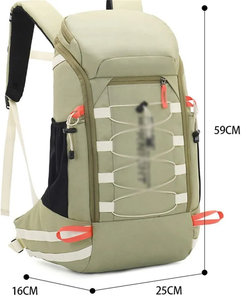 40L Hiking Backpack Travel Backpack Multi Pocket Sports Bag Large Capacity(E)