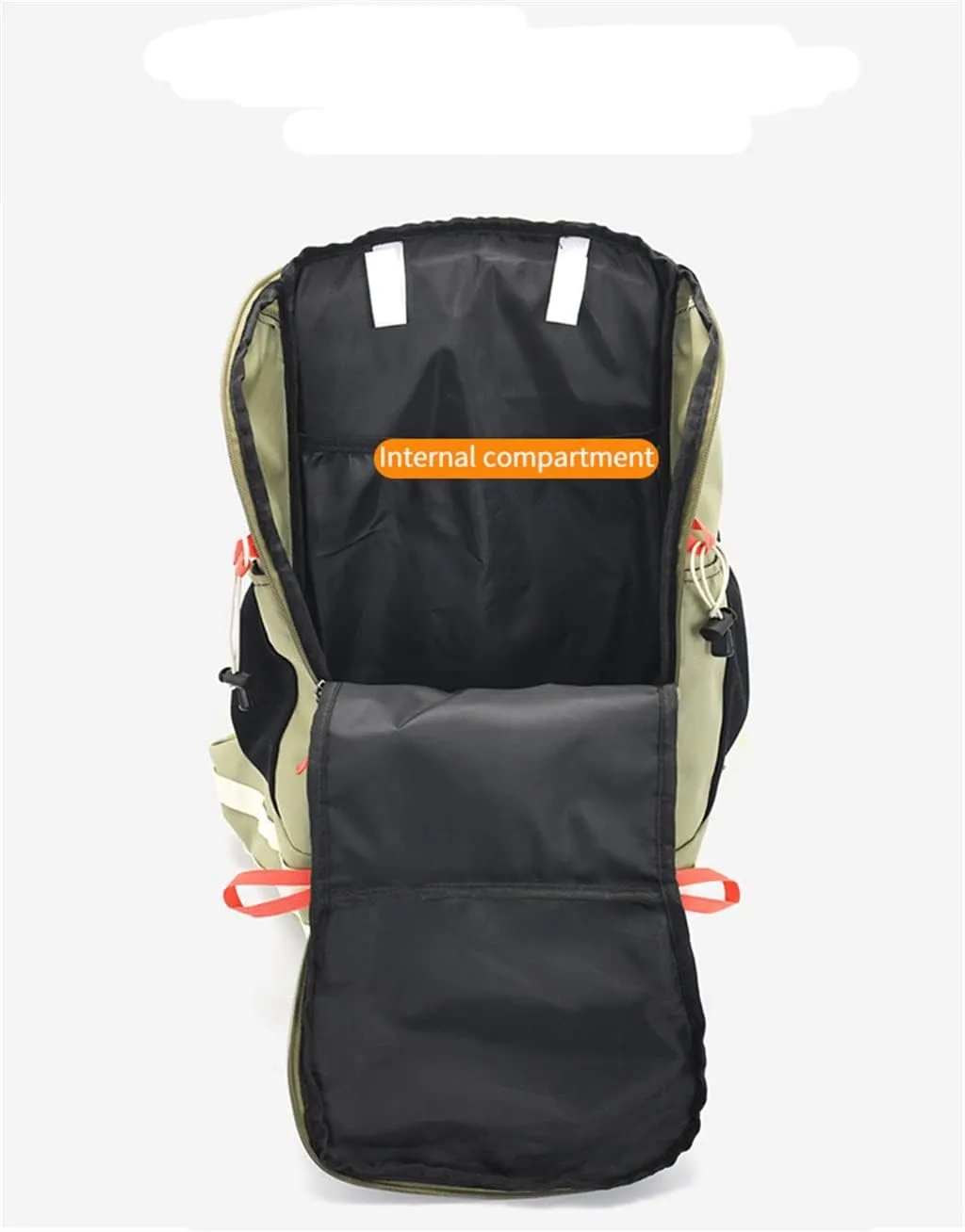 40L Hiking Backpack Travel Backpack Multi Pocket Sports Bag Large Capacity(E)