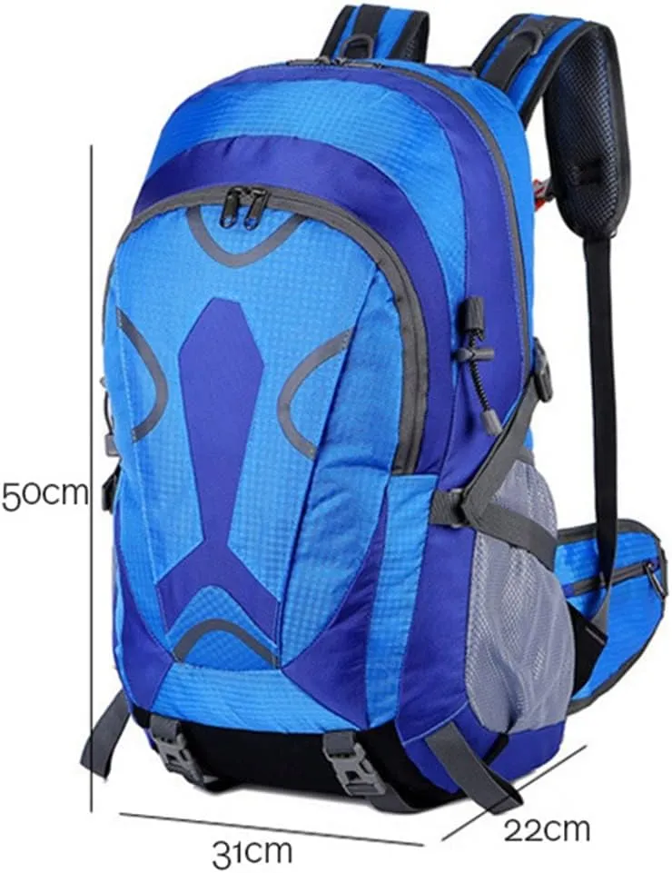 40L Outdoor Sports Backpack Large Capacity Travel Backpack Hiking Mountaineering Backpack(C)