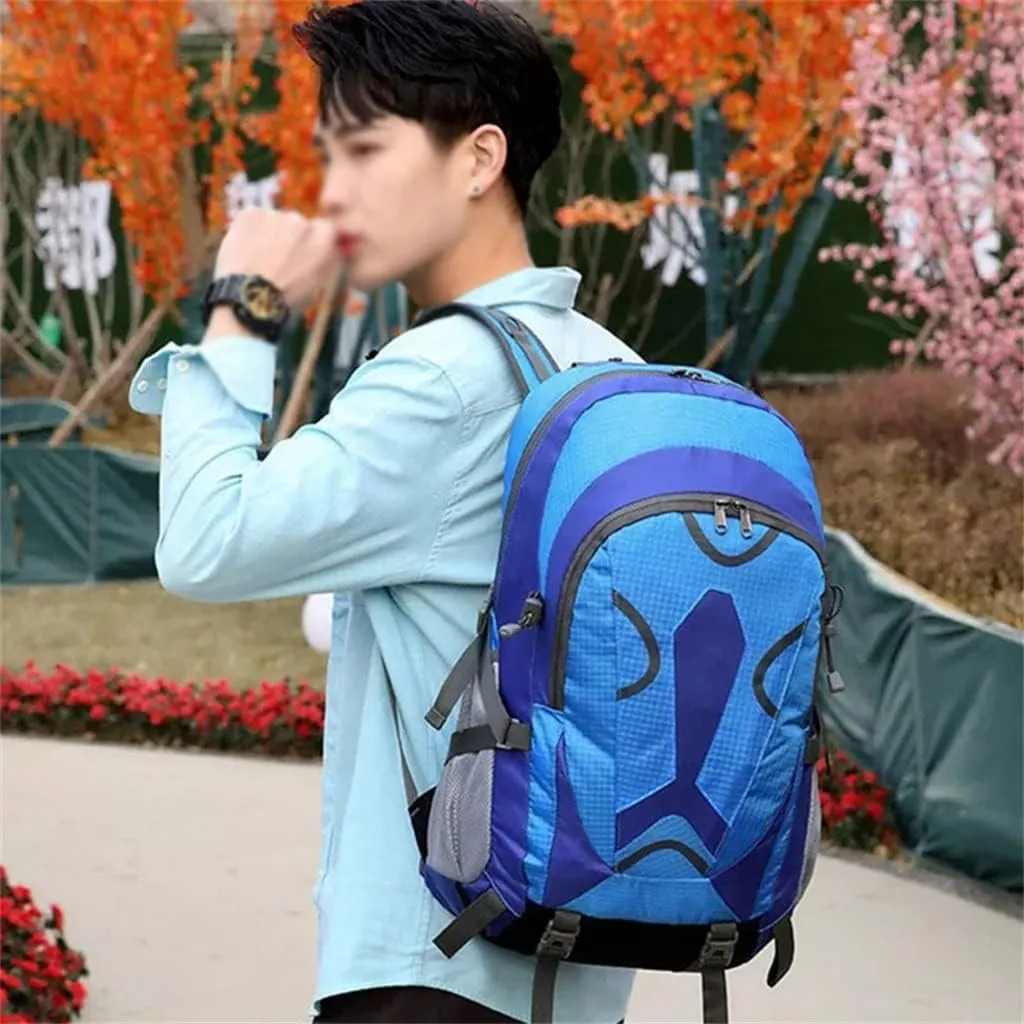 40L Outdoor Sports Backpack Large Capacity Travel Backpack Hiking Mountaineering Backpack(C)
