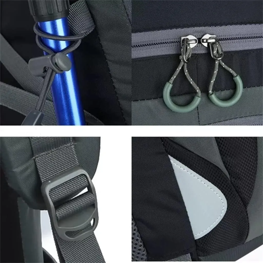 40L Outdoor Travel Bag Travel Backpack Large Capacity Sports Men's Backpack Hiking Camping Bag (E,57 * 32 * 20cm)