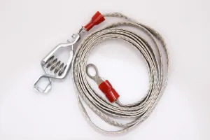 6 ft. Copper Braided Ground Strap with Clamp