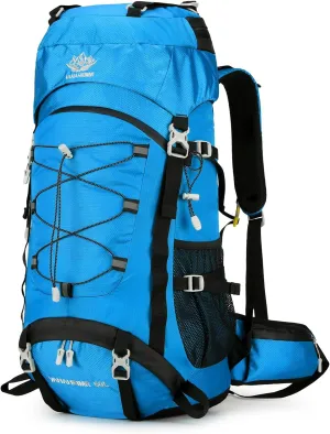 60L Large ty Camping Backpack Waterproof Backpacking Mountaineering Backpack for Hiking Travel