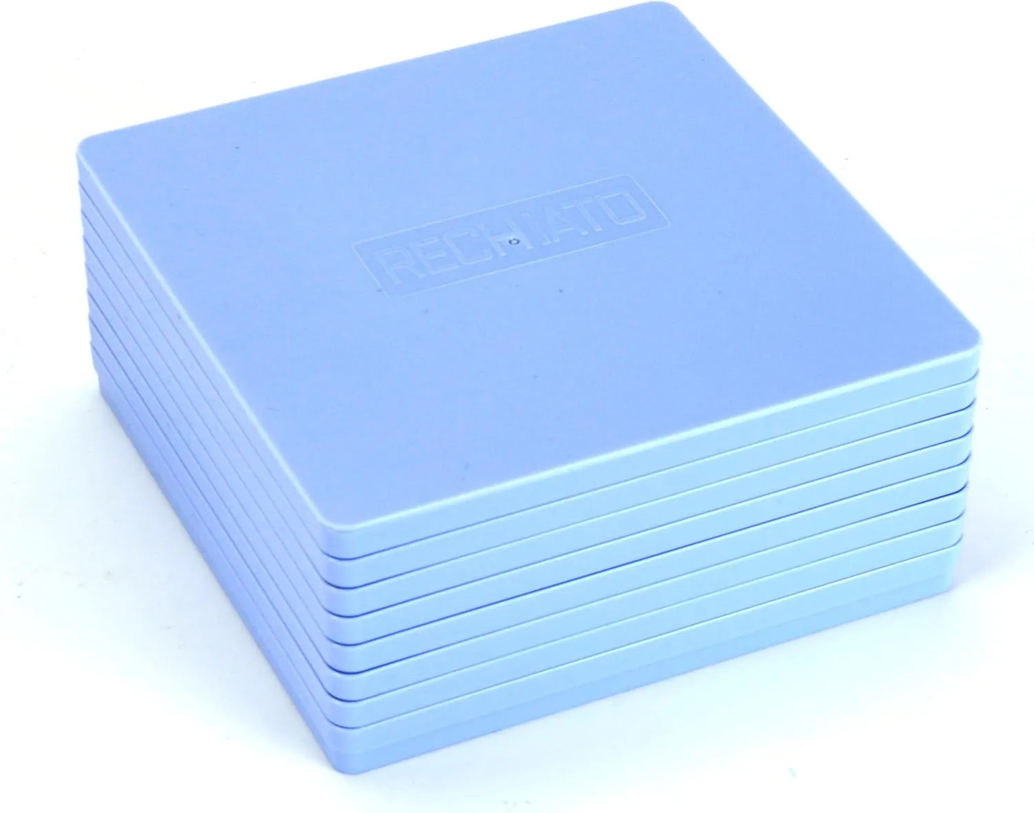8 Sorting Trays With Lid 8x8 Premium Puzzle Trays for Lovers Up to 1000-1500 Pieces, Convenient Tool (Blue)