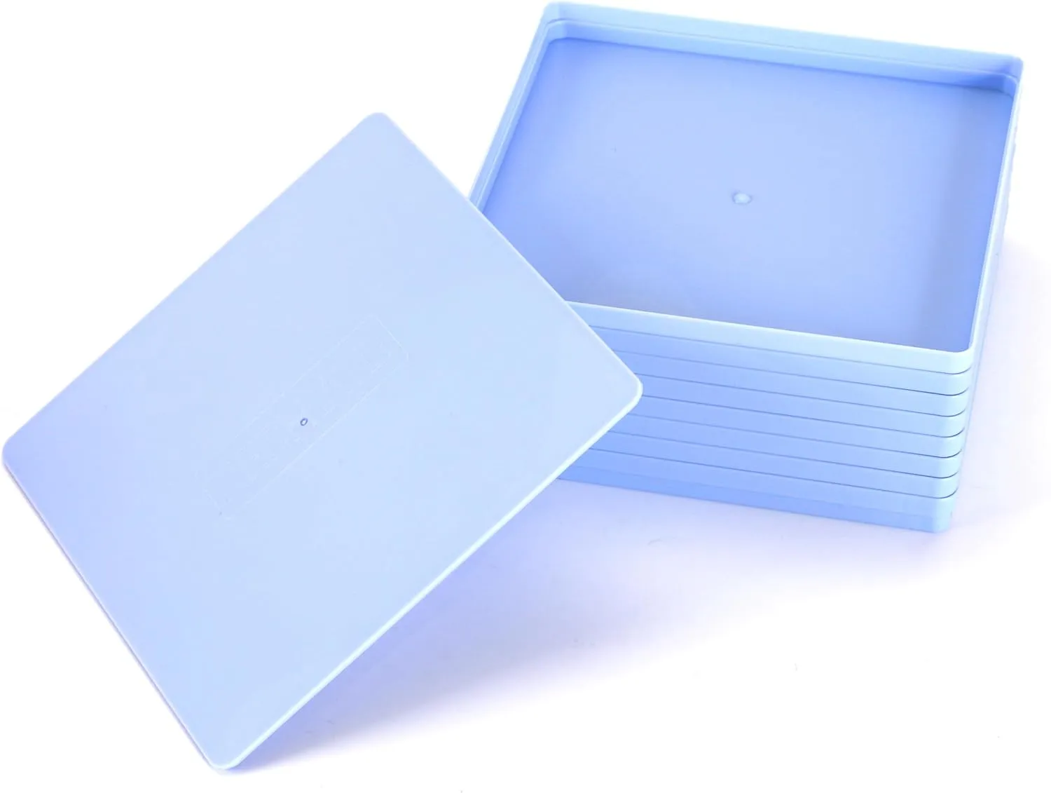 8 Sorting Trays With Lid 8x8 Premium Puzzle Trays for Lovers Up to 1000-1500 Pieces, Convenient Tool (Blue)