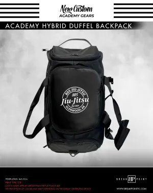 805 Jiu-Jitsu Academy Hybrid Duffel Backpack #1189 A