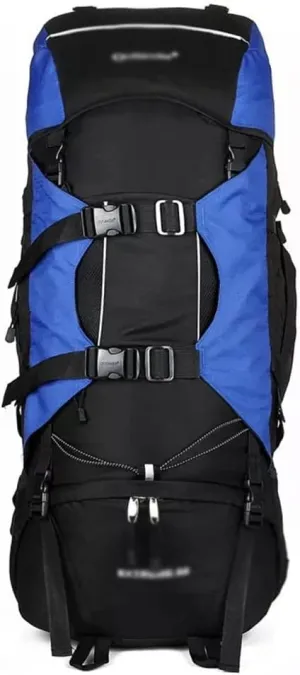 80L Multifunctional Outdoor Bag Large Capacity Backpack with Rain Cover Travel Backpack Mountaineering Travel Bag(C)