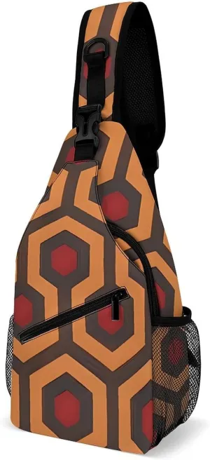 A Sleeping Fox Crossbody Bag, Sling Bag, Sling Backpack, Belt Bags for Travel Outdoors Hiking
