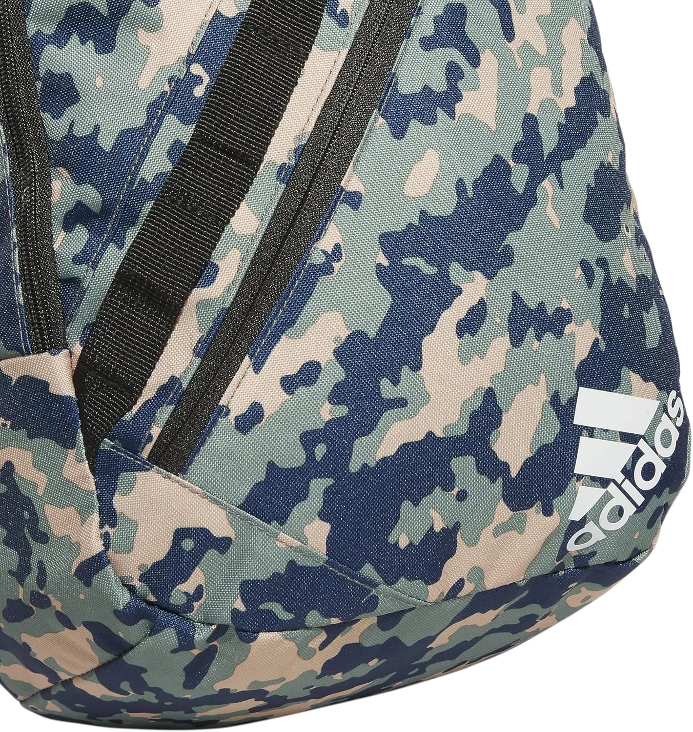 adidas Prime Sling-Single Strap Crossbody Backpack, Essential Camo Crew Navy-Silver Green/Black/White, One Size