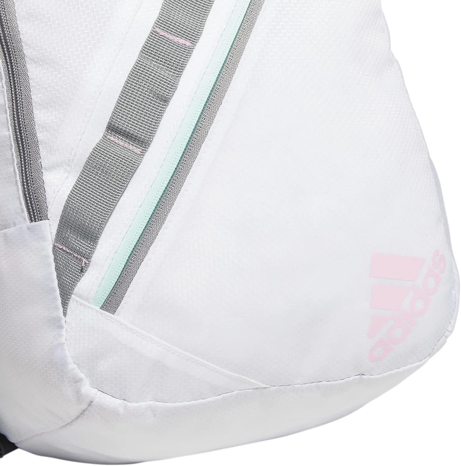 adidas Prime Sling-Single Strap Crossbody Backpack, White/Grey/Orchid Fusion Purple, One Size