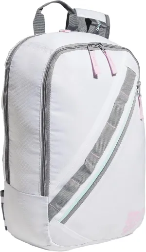 adidas Prime Sling-Single Strap Crossbody Backpack, White/Grey/Orchid Fusion Purple, One Size