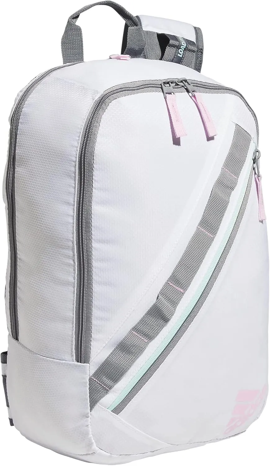 adidas Prime Sling-Single Strap Crossbody Backpack, White/Grey/Orchid Fusion Purple, One Size