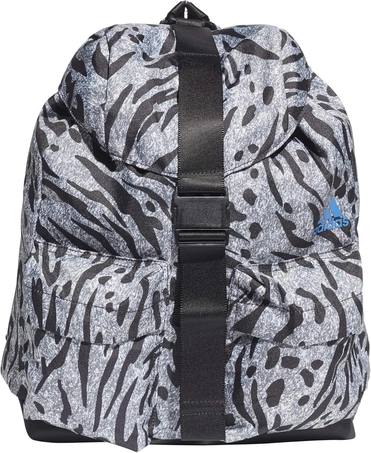 Adidas W FLA ID BP G Backpack, Women, Griorb/Gricua/Black/Blue, One Size