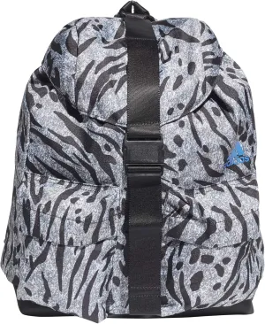 Adidas W FLA ID BP G Backpack, Women, Griorb/Gricua/Black/Blue, One Size