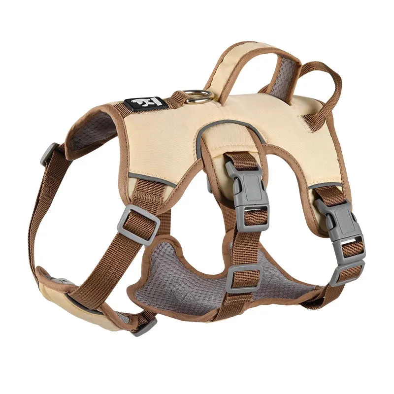 Adjustable Dog Harness for Small Large Dogs Vest Reflective Puppy Chest Strap French Bulldog Husky Outdoor Walking Lead Leash