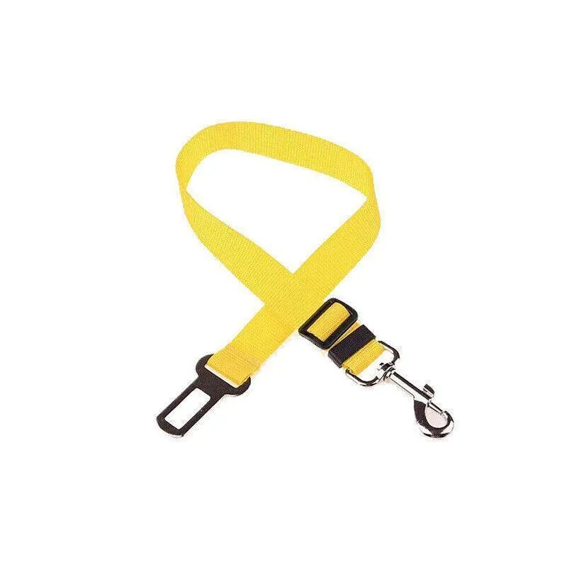 Adjustable Pet Dog Safety Car Vehicle Seat Belt Harness Lead Pet Seatbelt Nylon