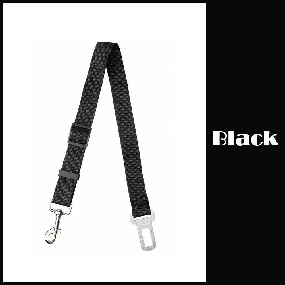 Adjustable Pet Dog Safety Car Vehicle Seat Belt Harness Lead Pet Seatbelt Nylon