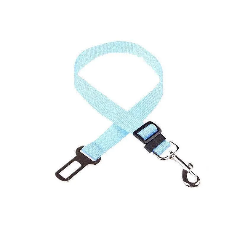 Adjustable Pet Dog Safety Car Vehicle Seat Belt Harness Lead Pet Seatbelt Nylon