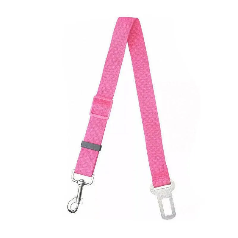 Adjustable Pet Dog Safety Car Vehicle Seat Belt Harness Lead Pet Seatbelt Nylon