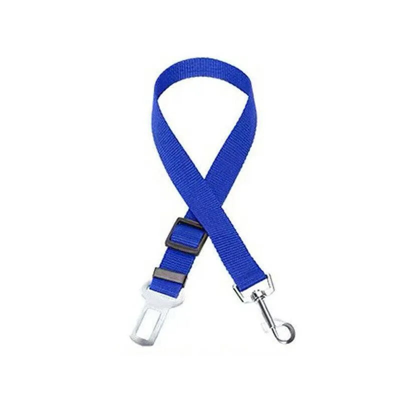 Adjustable Pet Dog Safety Car Vehicle Seat Belt Harness Lead Pet Seatbelt Nylon