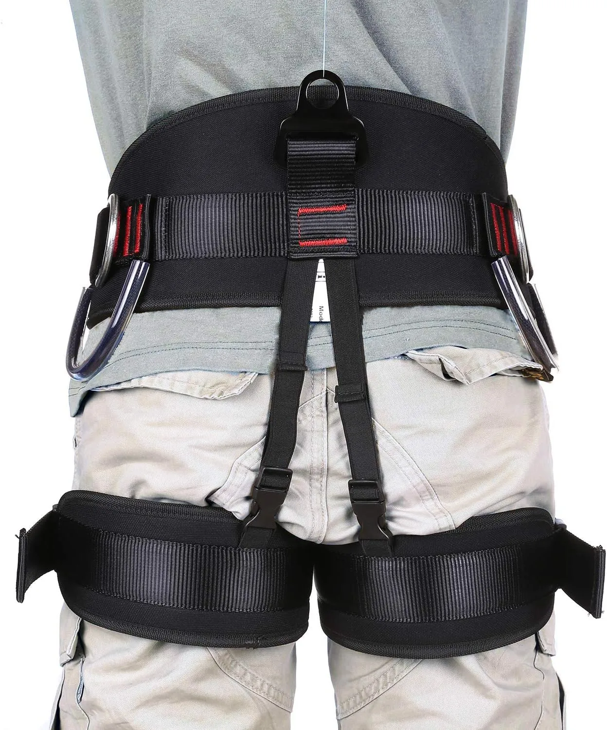 Adjustable Thickness Climbing Harness Half Body Harnesses for Fire Rescuing Caving Rock Climbing Rappelling Tree Protect Waist Safety Belts