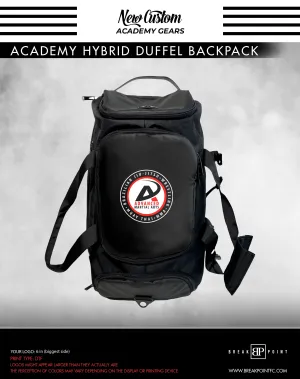 Advanced BJJ Academy Hybrid Duffel Backpack #860