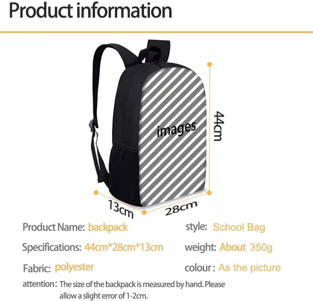 AFPANQZ Cherry Blossom Axolotl Backpack Large Capacity Daily Use Backpack for Boys Girls Casual Backpacks for Middle School Kids Kids Teens Backpacks Pink Black
