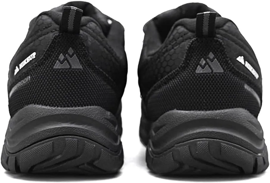 ailishabroy Men's Outdoor Hiking Shoes Lightweight Non Slip Outdoor Breathable Low Top Ankle Boots Hike Trekking Trails Camping Work Shoe