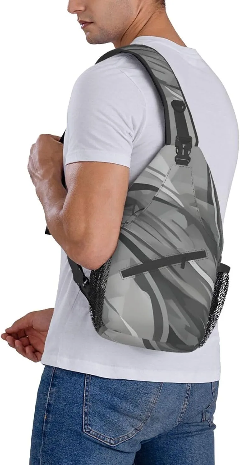 Aircraft Crossbody Bag Chest Shoulder Bag Small Casual Backpack Suitable For Women Men Hiking