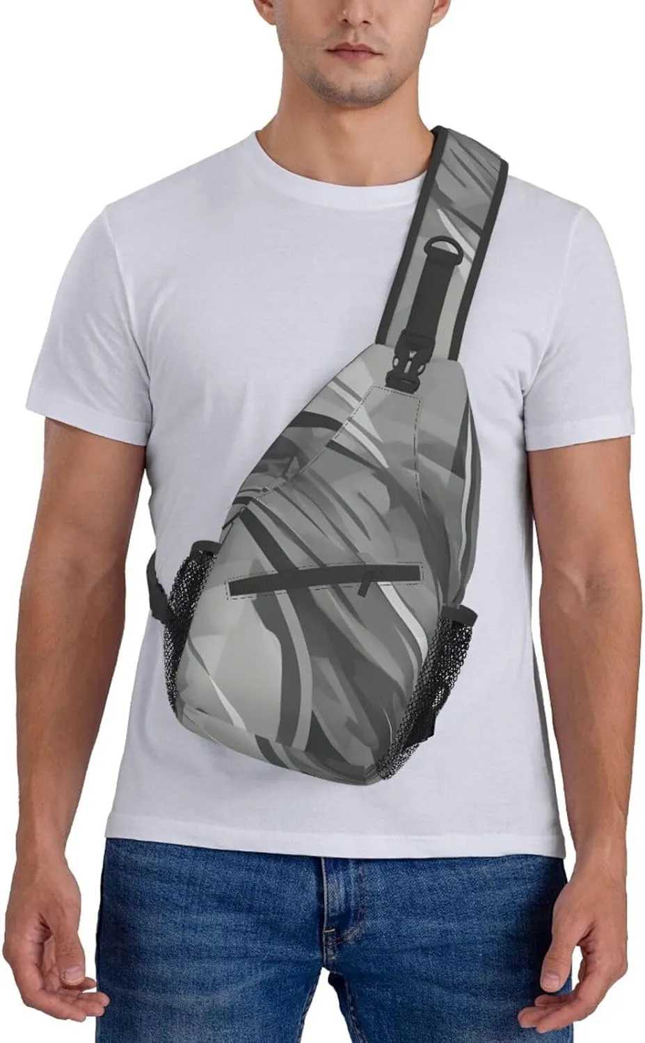 Aircraft Crossbody Bag Chest Shoulder Bag Small Casual Backpack Suitable For Women Men Hiking