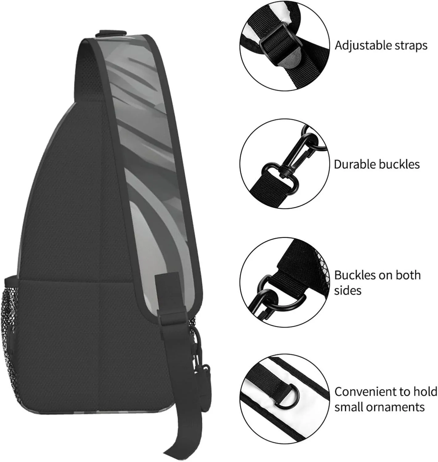 Aircraft Crossbody Bag Chest Shoulder Bag Small Casual Backpack Suitable For Women Men Hiking