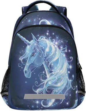 ALAZA Unicorn Surrounded by Magic Backpacks Travel Laptop Daypack School Book Bag for Men Women Teens Kids