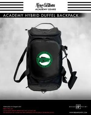 Alexander Jiu Jitsu Academy Hybrid Duffel Backpack #746