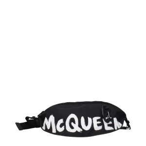 Alexander McQueen Backpacks and Baby Bags Harness Man Fabric Black