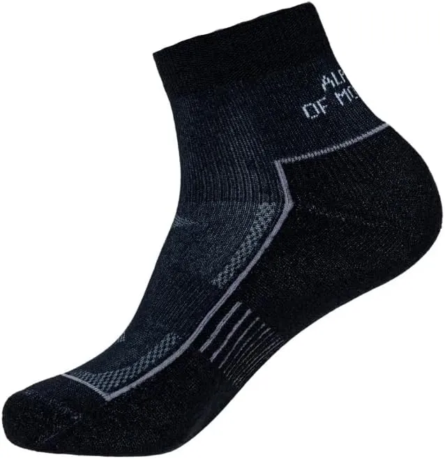 Alpaca Quarter Socks – Moisture-Wicking, Durable Outdoor Socks | Cushioned, Breathable, Support for Trail & Everyday Wear